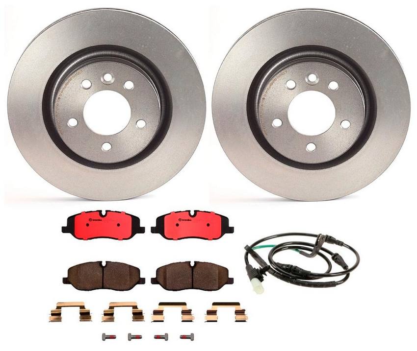 Brembo Brake Pads and Rotors Kit - Front (337mm) (Ceramic)